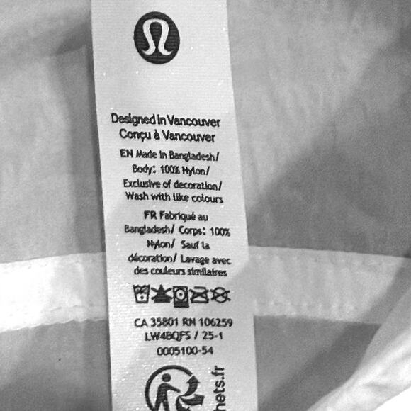 NWT Lululemon Scuba Cropped Anorak Jacket Size 6 White Water Resistant - Picture 6 of 14